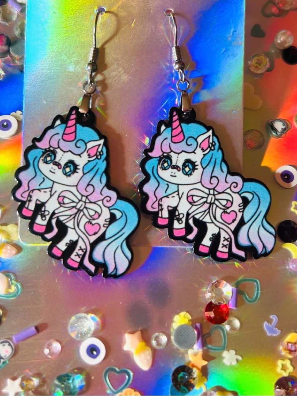 Halloween Unicorn Earrings